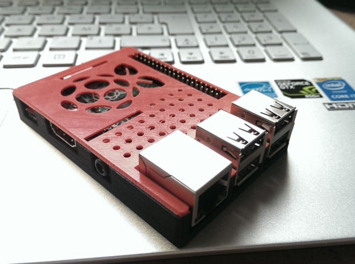 Raspberry Pi 2 / B+ Case 3d printed 