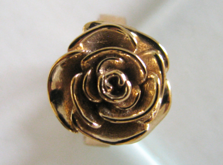 Rose Ring (multiple sizes) 3d printed 