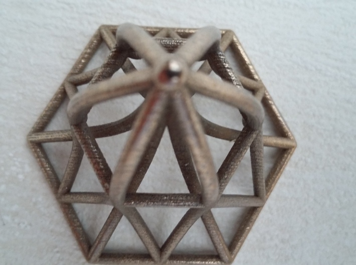 Hexagon 3d printed