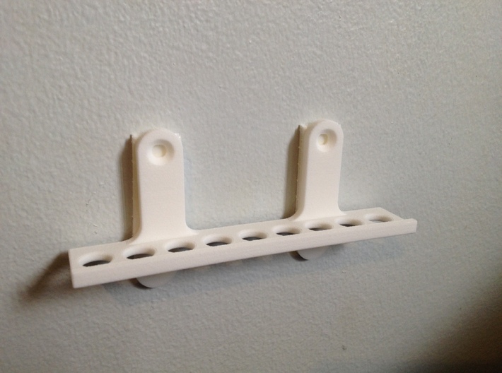 Wall Mount for IPhone (4S) 3d printed First Prototype Mounted to Wall