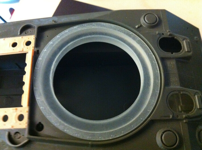 AMX Sherman TurretRing Adapter 3d printed 