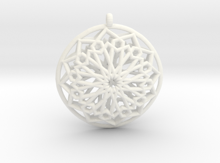 Islamic Inspired 3D Pendant 3d printed 