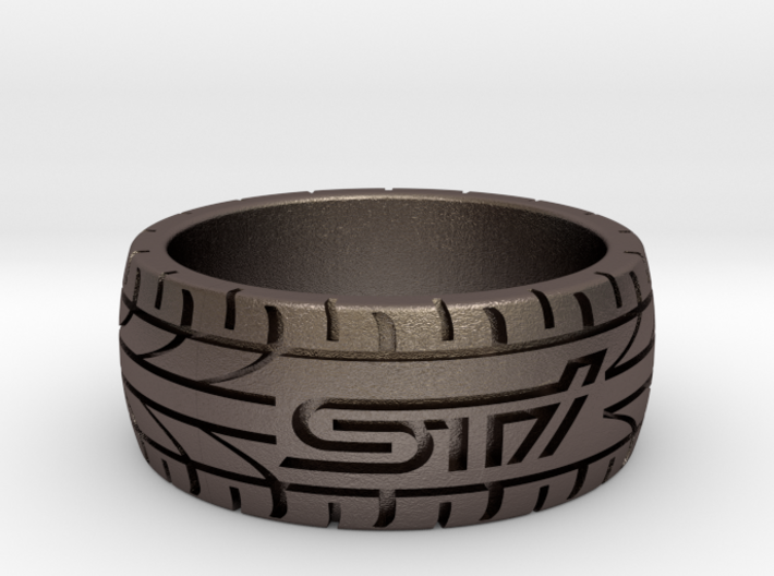 Subaru STI ring - 17 mm (US size 6 1/2) 3d printed