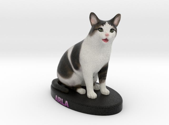 Custom Cat Figurine - Arla 3d printed