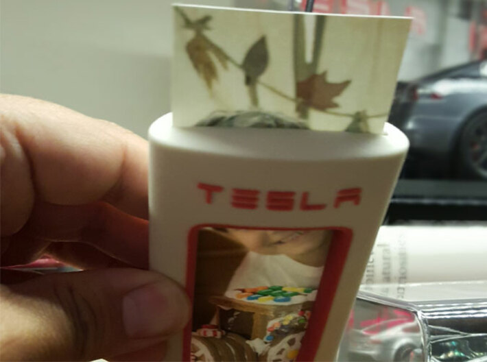 Tesla Supercharger Picture Frame 3d printed 