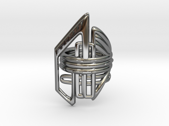 Balem's Ring2 - US-Size 10 (19.84 mm) 3d printed