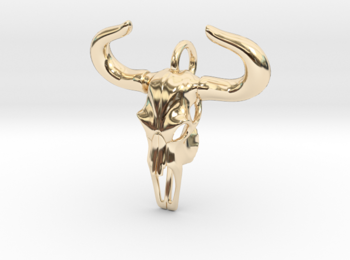 Taurus Zodiac Pendant 3d printed 