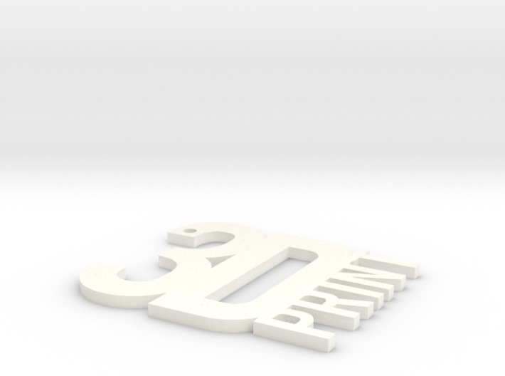 3D Print Key Ring. 3d printed