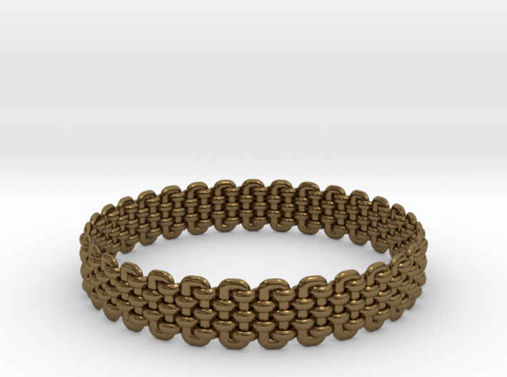 Wicker Pattern Bracelet Size 3 3d printed