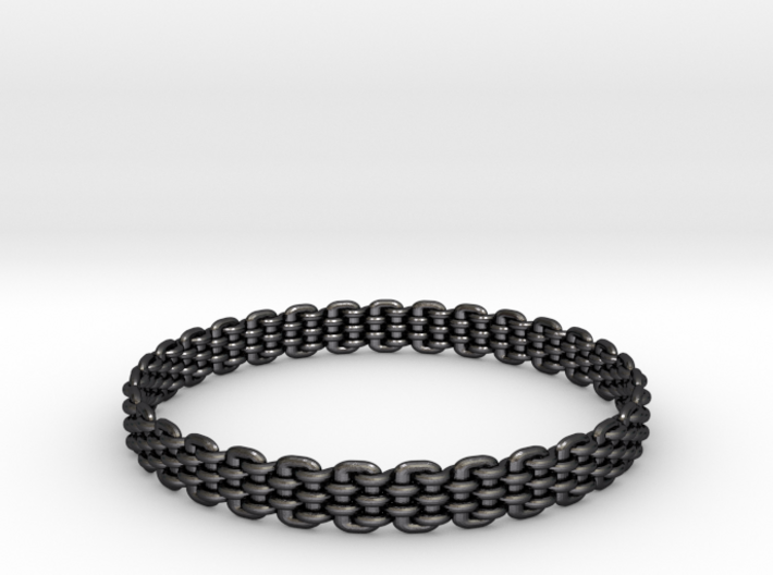 Wicker Pattern Bracelet Size 14 3d printed