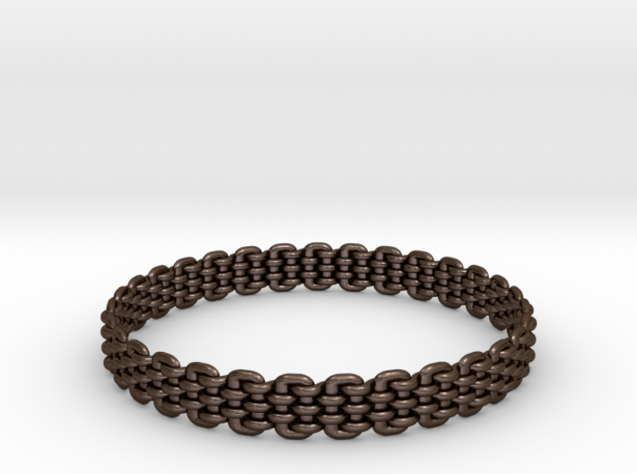 Wicker Pattern Bracelet Size 11 3d printed