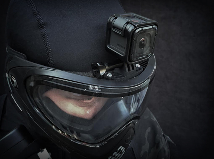 Paintball Mask Mount for GoPro Hero 1-9 & Session 3d printed 