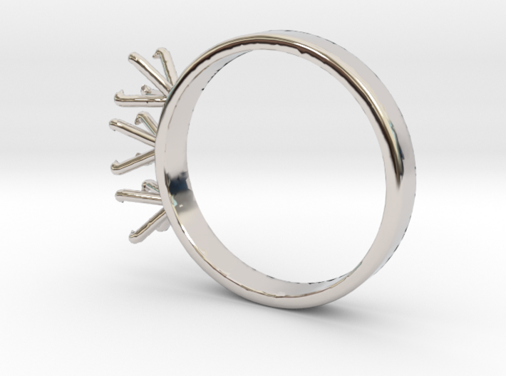 ø20 mm Ring For 3 Diamonds Of ø5.2mm 3d printed