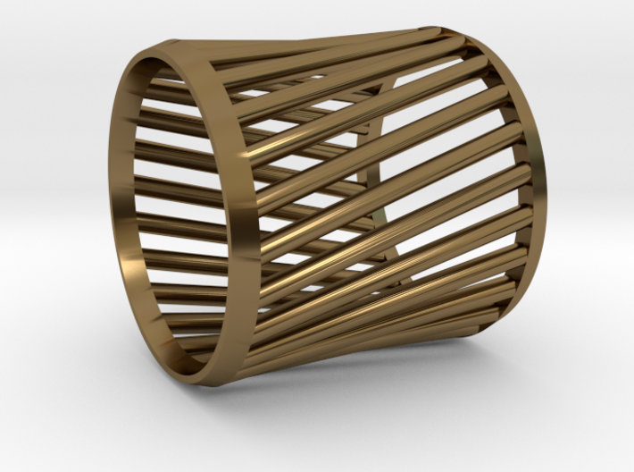 Napkin Ring Twist 3d printed