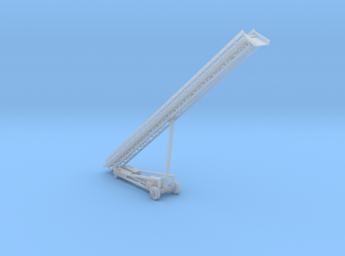 Gravel Pit Conveyor second revised Z Scale 3d printed 80ft. High Conveyor Z scale