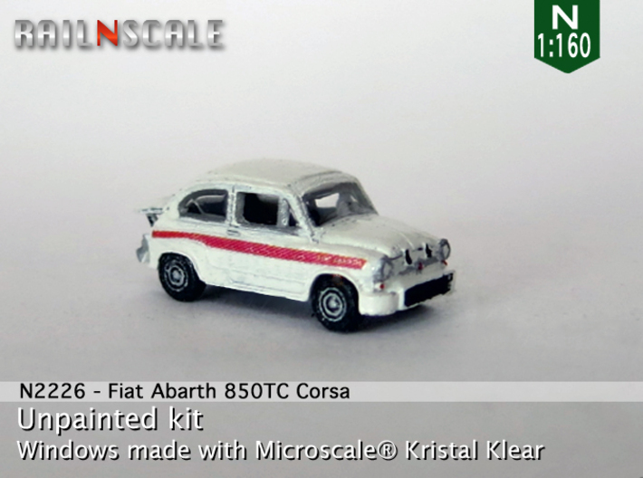 Fiat Abarth 850 TC Corsa (N 1:160) 3d printed 