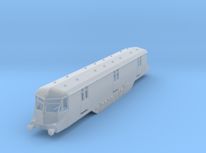 GWR Railcar Postvan - N - 1:148 3d printed