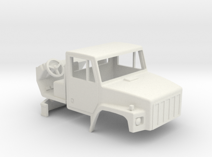 1/64 scale International 2574 Truck cab with inter 3d printed