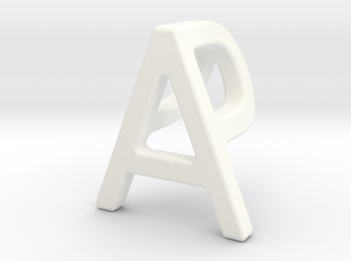 AP PA - Two way letter pendant 3d printed
