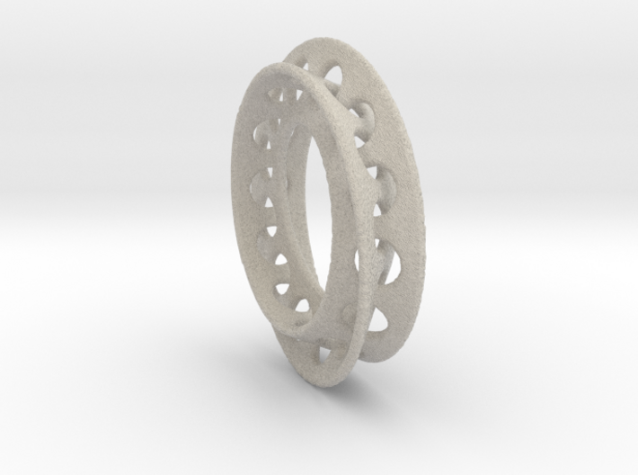 Moebius Ring 2 1.5mm Thickness 3d printed