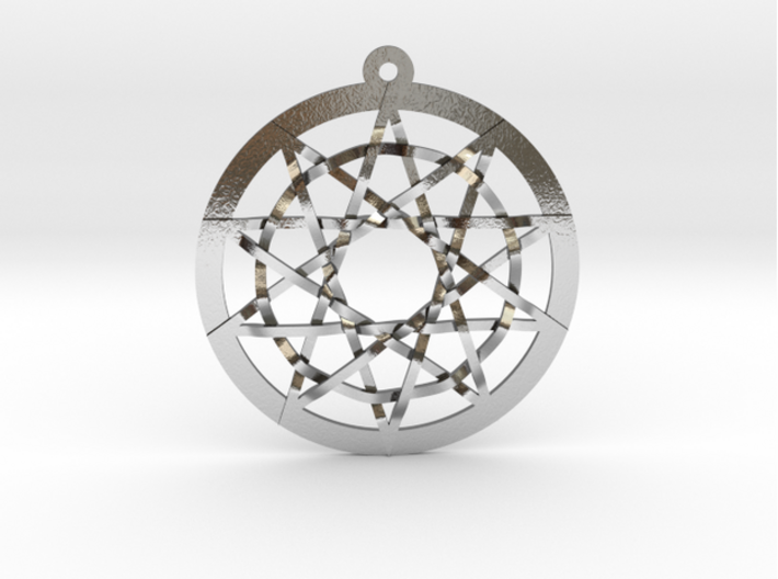 Woven Pentacles 3d printed