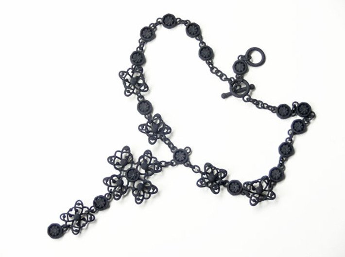 Gothic Cross Necklace Ⅱ 3d printed