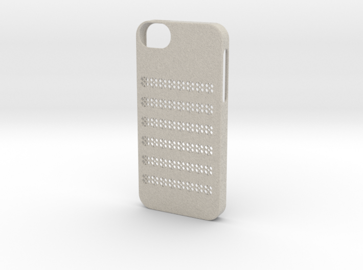 Iphone 5/5s flower case 3d printed