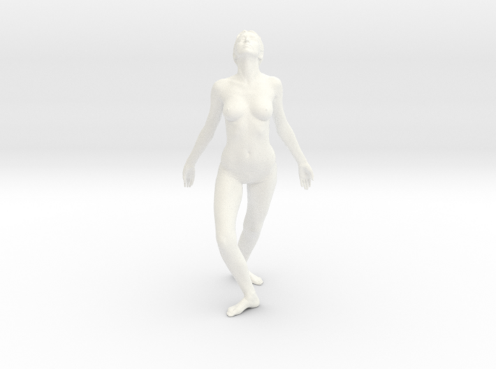 Female Dancer 003 scale in 1/18 3d printed