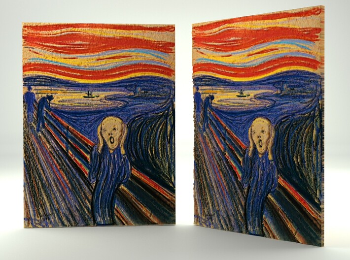 The Scream (Edward Munch) V 2.0 3d printed