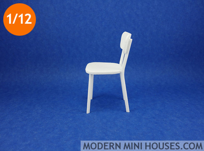 Deja-vu Chair 1:12 scale modern designer chair 3d printed 