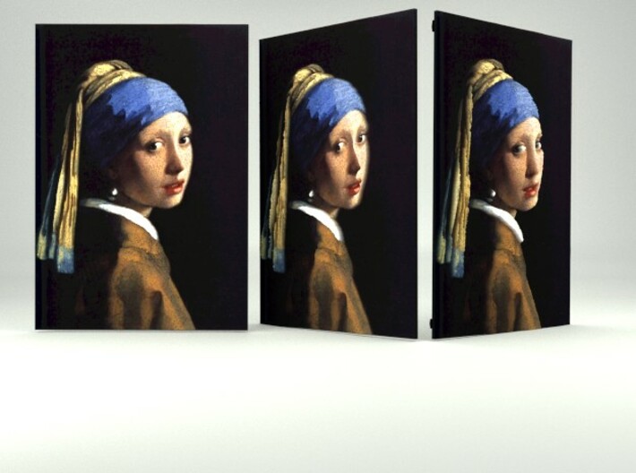 Girl With A Pearl Earring (Jan Vermeer) 3d printed 