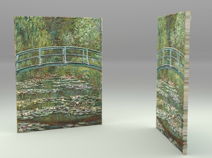Water Lilies (Claude Monet) 3d printed