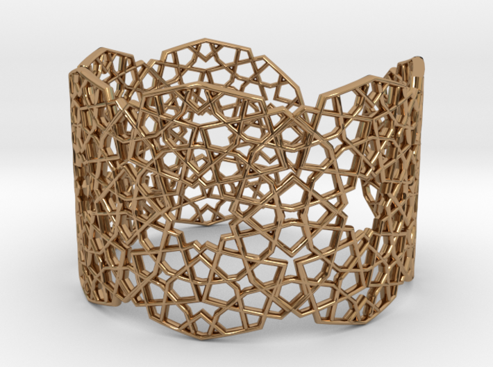 J&amp;M Islamic Inspired Geometric Bracelet 3d printed