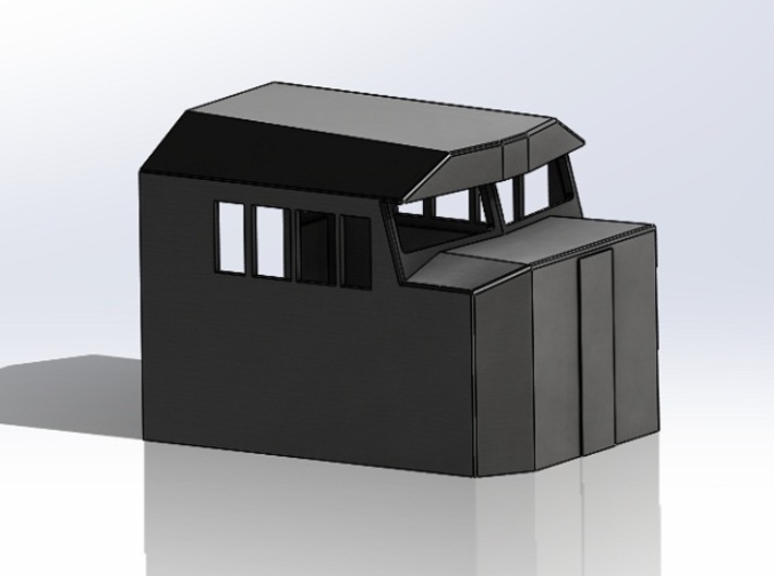 1:87 Crescent Cab (HO) Scale 3d printed