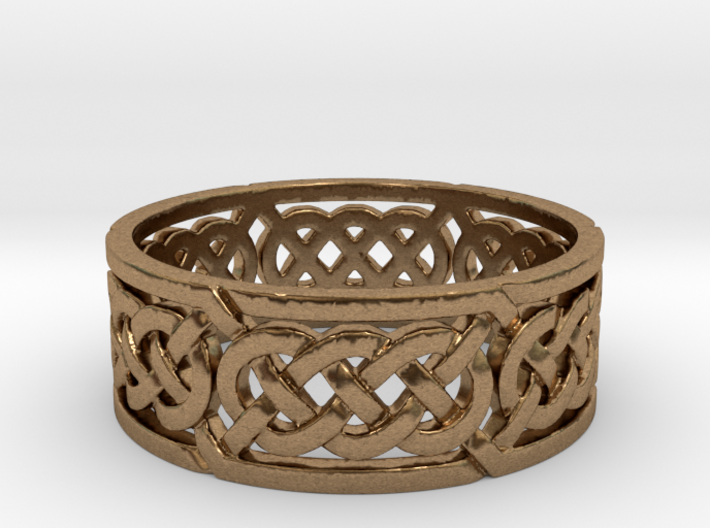 Celtic Treble Knot Ring 3d printed