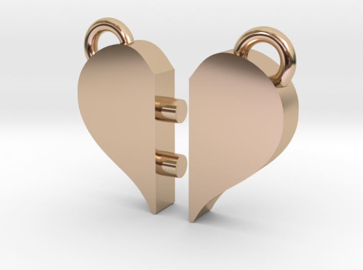 Heart Pendants 3d printed