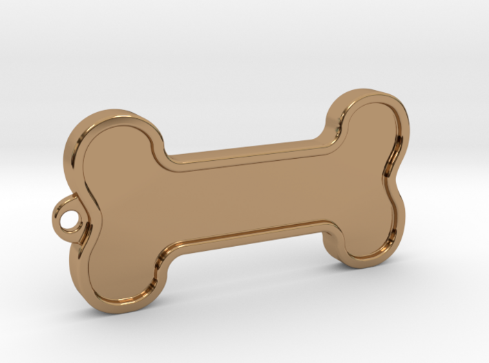 Dog Bone Keychain 3d printed