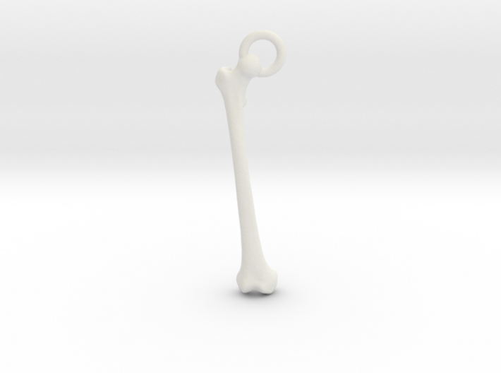 Bone Keyring 3d printed