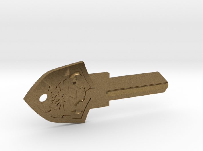 Zelda Shield House Key Blank - SC1/68 3d printed