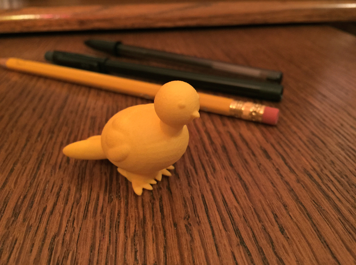 Mister Rob B Pigeon Pencil Topper 3d printed 