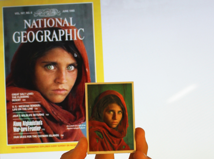 Afghan Girl 3d Photo 3d printed 3d photo
