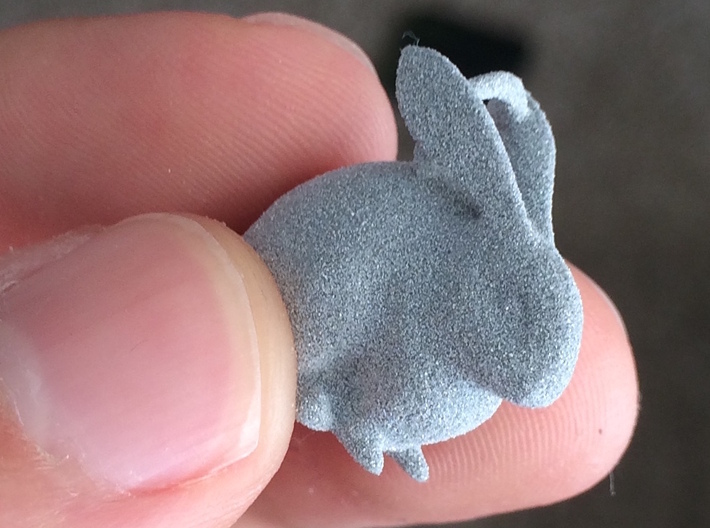 Bunny Pendant  3d printed 