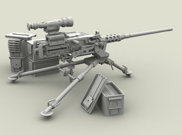 1/16 SPM-16-016 cal.50 ammobox, x3 in set 3d printed 