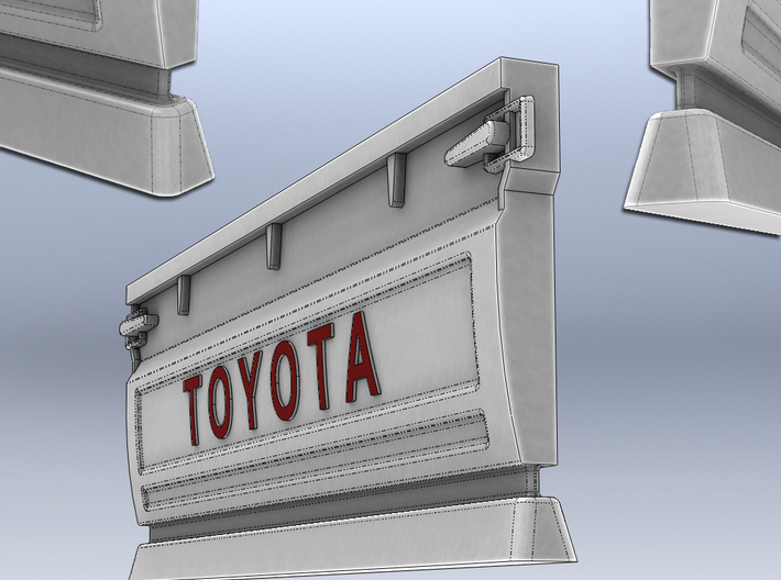 TRUCK TAILGATE 3d printed 