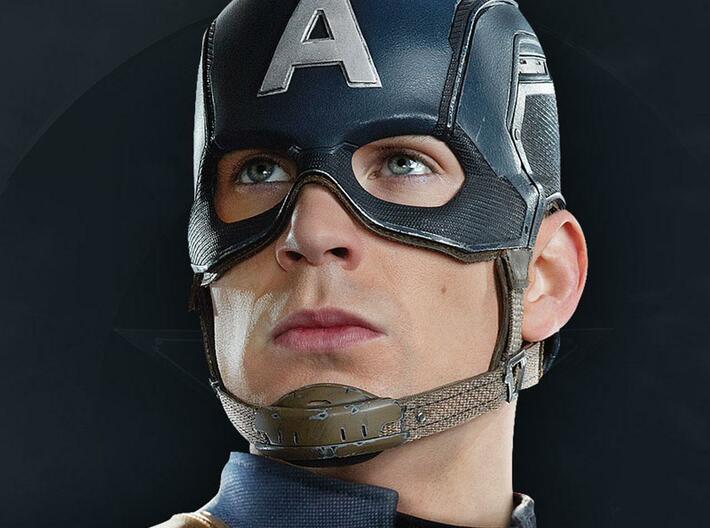 Captain America Winter Soldier Helmet 3d printed 