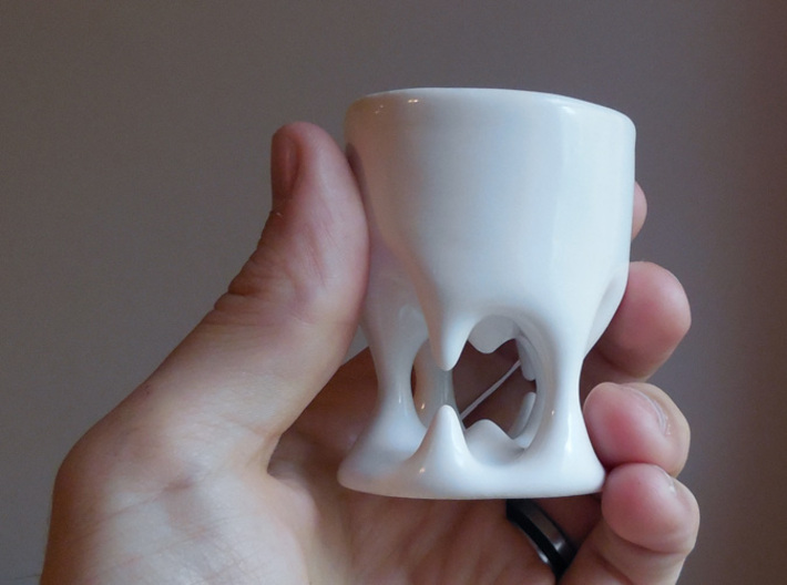 Cave Cup 3d printed
