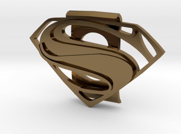 Superman Money Clip 3d printed
