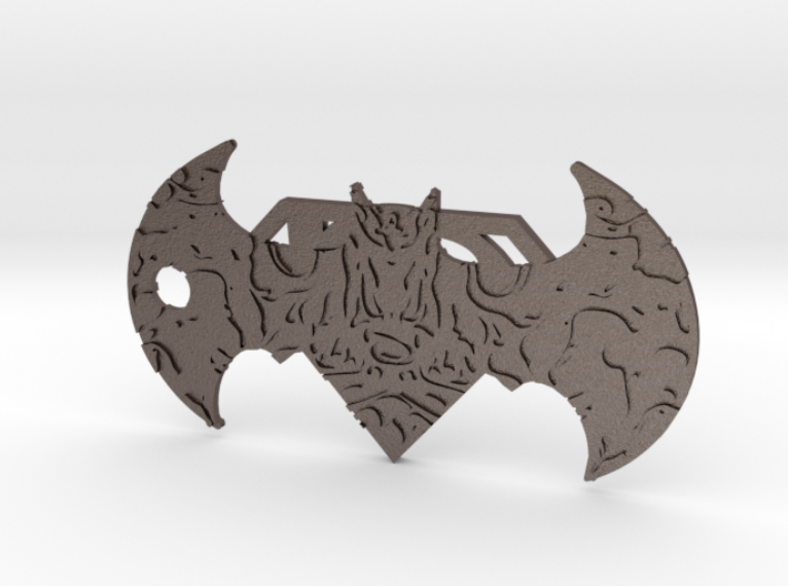 Super-Bat Keychain 3d printed