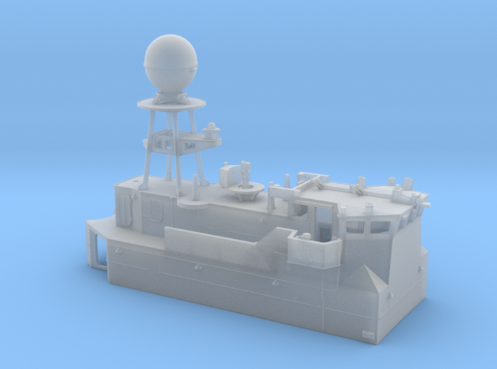 HMAS Vampire 1/350 Bridge Block 3d printed