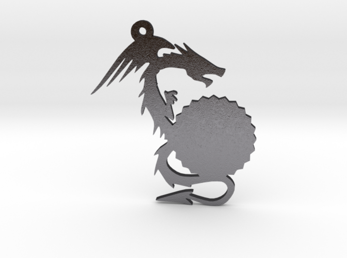 Small Customizable Dragon Keychain/Pendant 3d printed